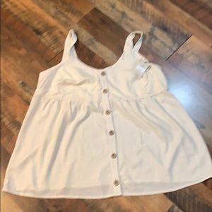 Brand new light linen cream color women’s blouse